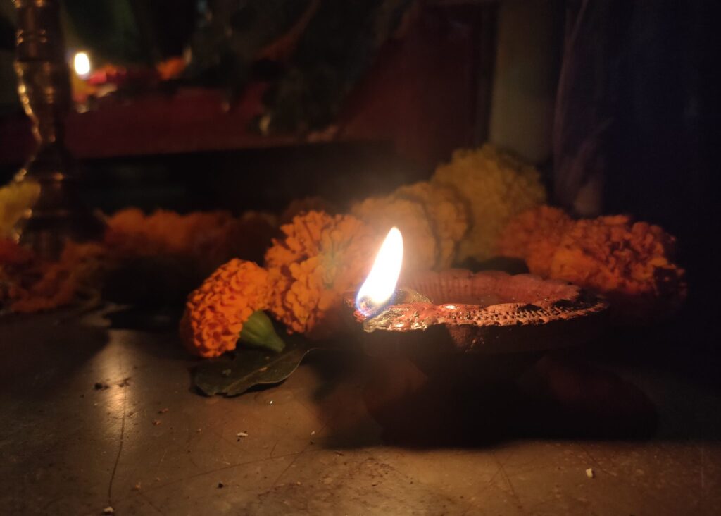 Shree Ganesha Mandir G2 — diwali lamps festival